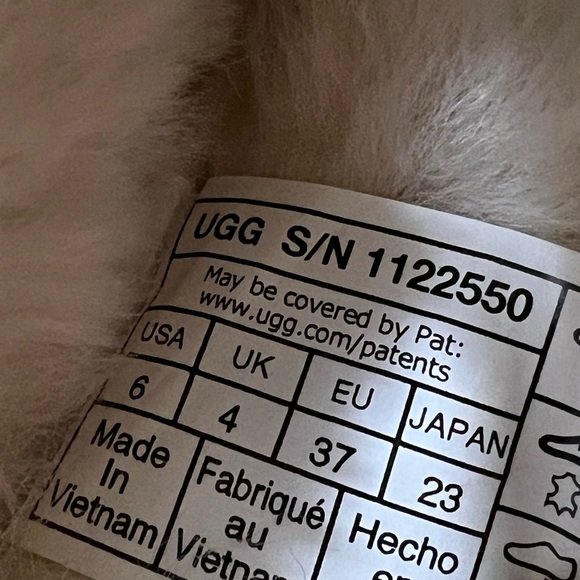 UGG DISQUETTE Platform Slippers 1122550 CHESTNUT Women’s Size 6. - Picture 5 of 7